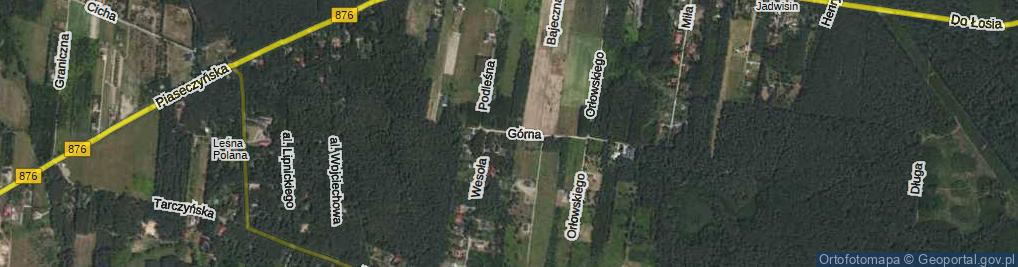 Zdjęcie satelitarne Górna ul.